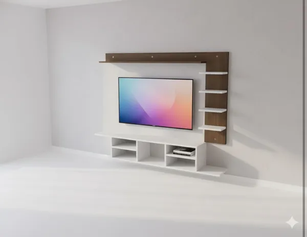 Wenge_White_40_Inches_Double-Decker_Floating_TV_Cabinet,_Suitable_For_Smart_TV_Up_To_32_Inches