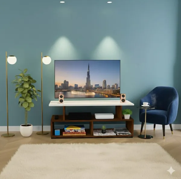 Wenge_White_Multipurpose_Floor_Mount_40_Inches_TV_Console_Table_With_Stand_,