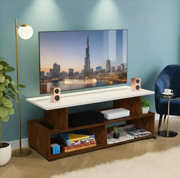 Wenge_White_Multipurpose_Floor_Mount_40_Inches_TV_Console_Table_With_Stand_,