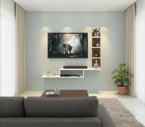 Bros_Moon_frosty_white_based_wall_mounted_space,_saving_TV_cabinet,_suitable_for_Smart_TV_up_to_42_inches