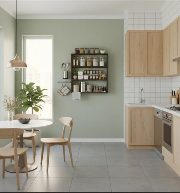 Bros_moon_Laminated_kitchen_rack,_wall_mount_,__4_shelf_open_storage_16_x_16_inches
