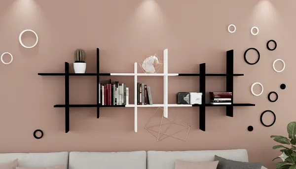 Brown_White_Plus_Style_Wall_Shelves_(Pack_Of_Three)