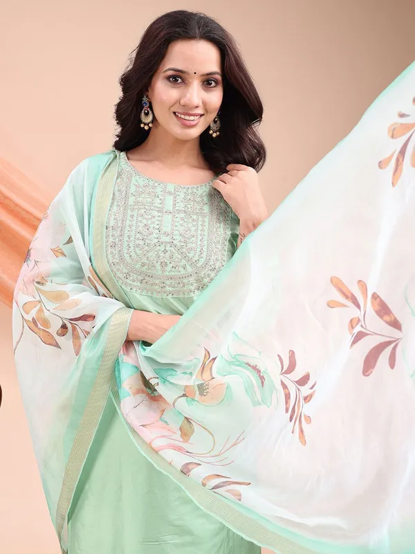 Light_Green_Art_Silk_Embroidered_Kurti_Pant_Dupatta_Set_For_Women