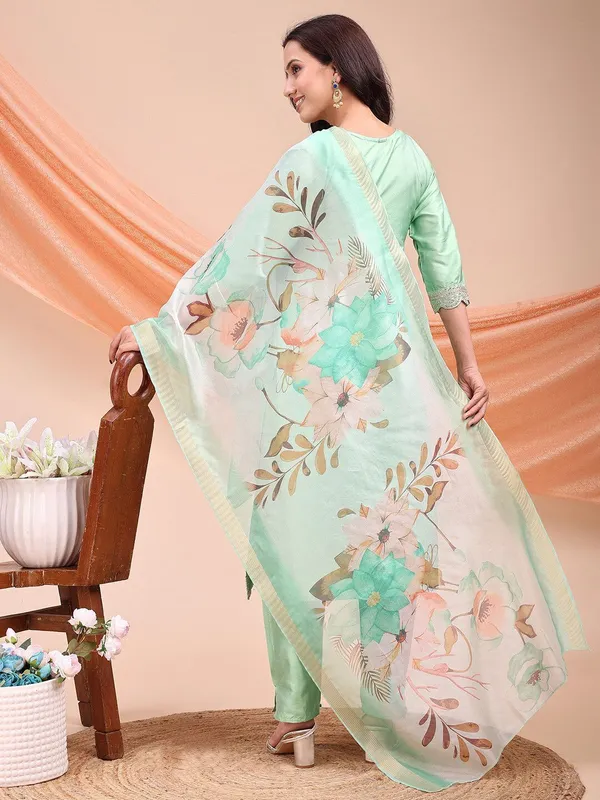 Light_Green_Art_Silk_Embroidered_Kurti_Pant_Dupatta_Set_For_Women