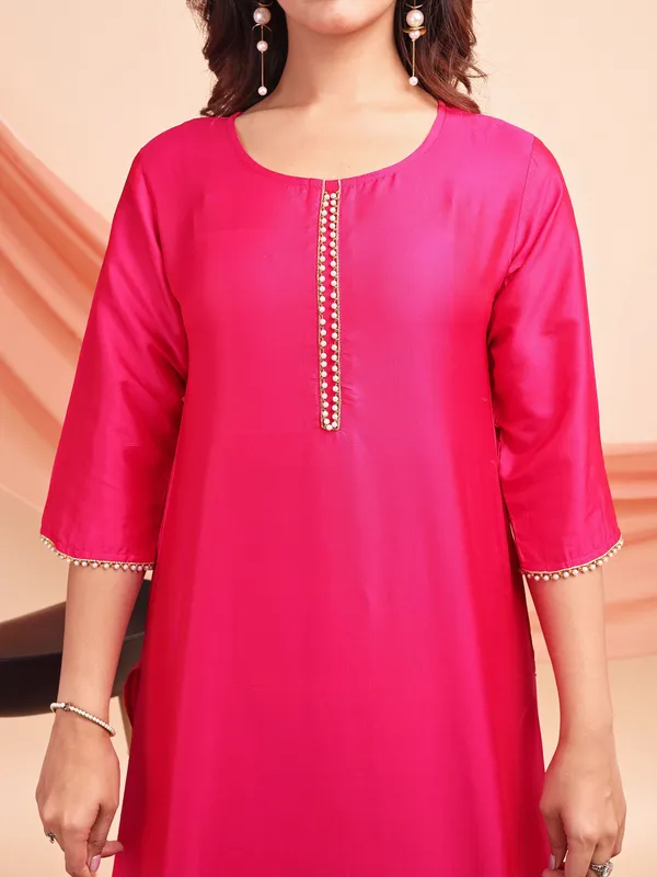 Pink_Art_Silk_Solid_Kurti_Pant_Dupatta_Set_For_Women