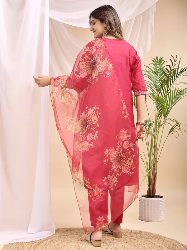 Art_Silk_Embroidered_Kurti_Pant_Dupatta_Set_For_Women