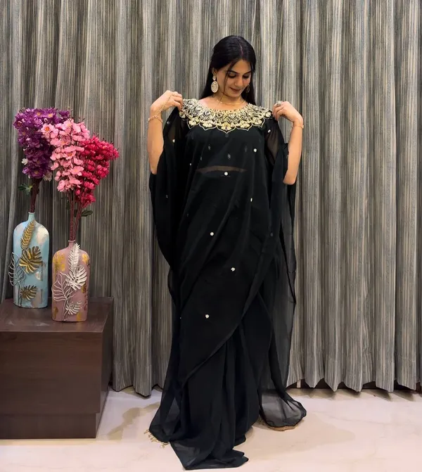 BLACK_STYLES_HAND_WORKED,_DRAPE_SAREE_ON_FAUX_GEORGETTE_
