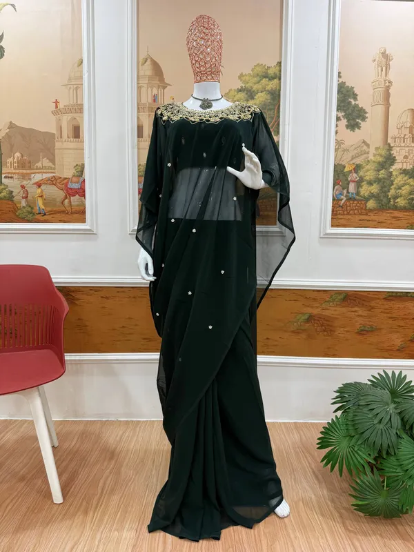 BLACK_STYLES_HAND_WORKED,_DRAPE_SAREE_ON_FAUX_GEORGETTE_