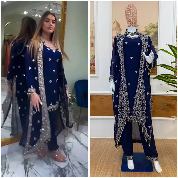 BLUE_3_PIECES_KURTI,_KOTI_&_PENT_WITH_EMBROIDERY_WORK
