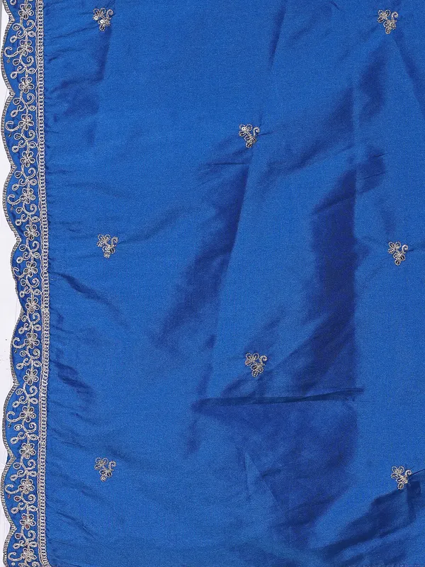 BLUE_Art_Silk_Embroidered_Anarkali_Pant_Dupatta_Set_For_Women