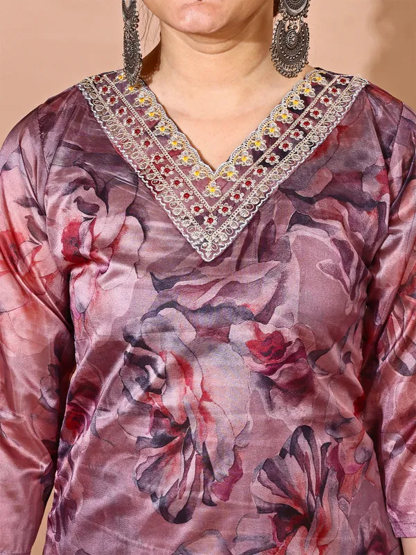 Coffee_Trendy_Straight_Kurta_Pant_Set_with_Designer_Dupatta