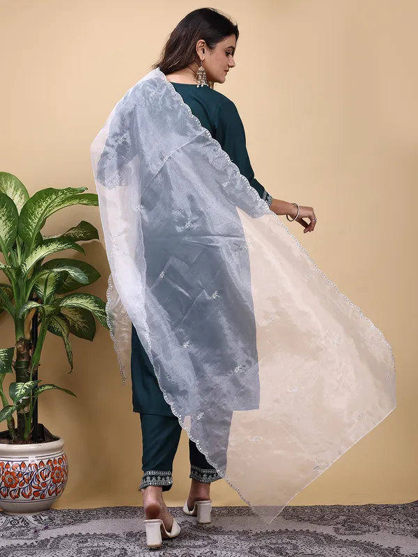 GREEN_Trendy_Straight_Kurta_Pant_Set_with_Designer_Dupatta