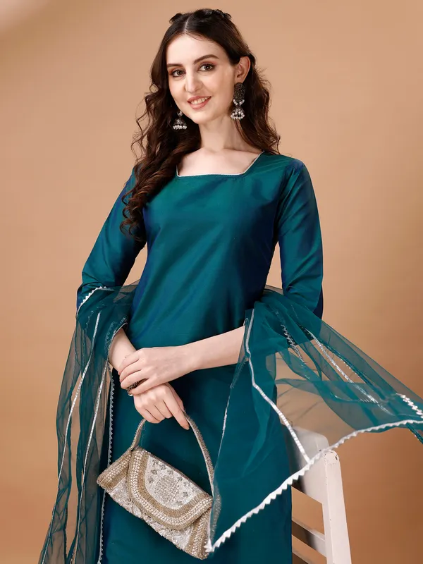 Green_Trendy_Straight_Kurta_Pant_Set_with_Designer_Dupatta