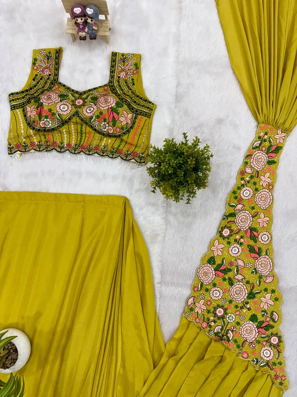 LEMON_TRENDING_READY_TO_WEAR_SAREE_WITH_EMBROIDERED_STYLIST_BLOUSE