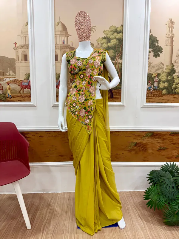 LEMON_TRENDING_READY_TO_WEAR_SAREE_WITH_EMBROIDERED_STYLIST_BLOUSE