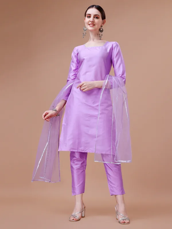 Lavendar_Trendy_Straight_Kurta_Pant_Set_with_Designer_Dupatta