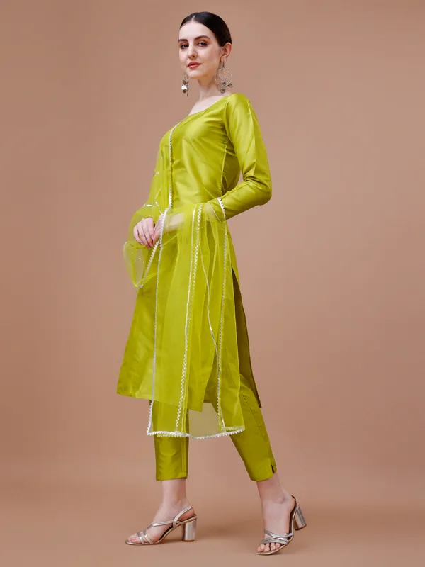 Lemon_Trendy_Straight_Kurta_Pant_Set_with_Designer_Dupatta