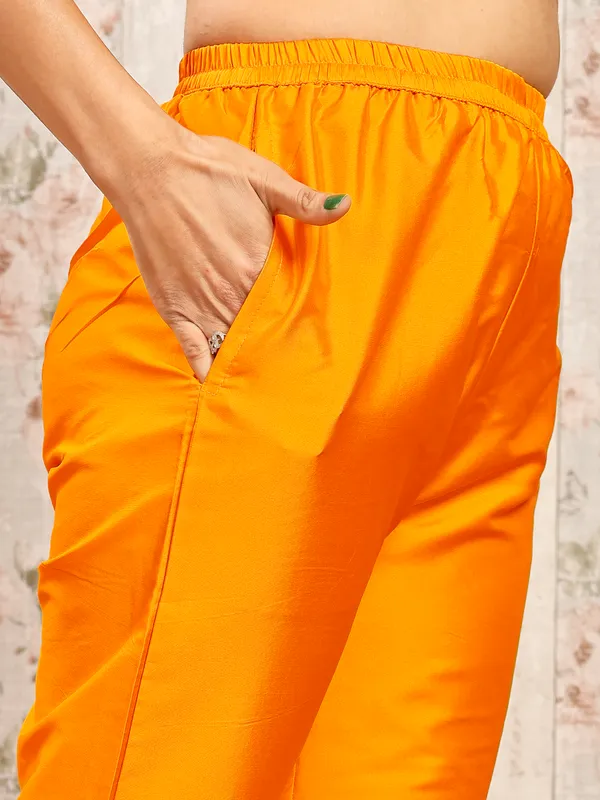 MUSTARD_Trendy_Straight_Kurta_Pant_Set_with_Designer_Dupatta