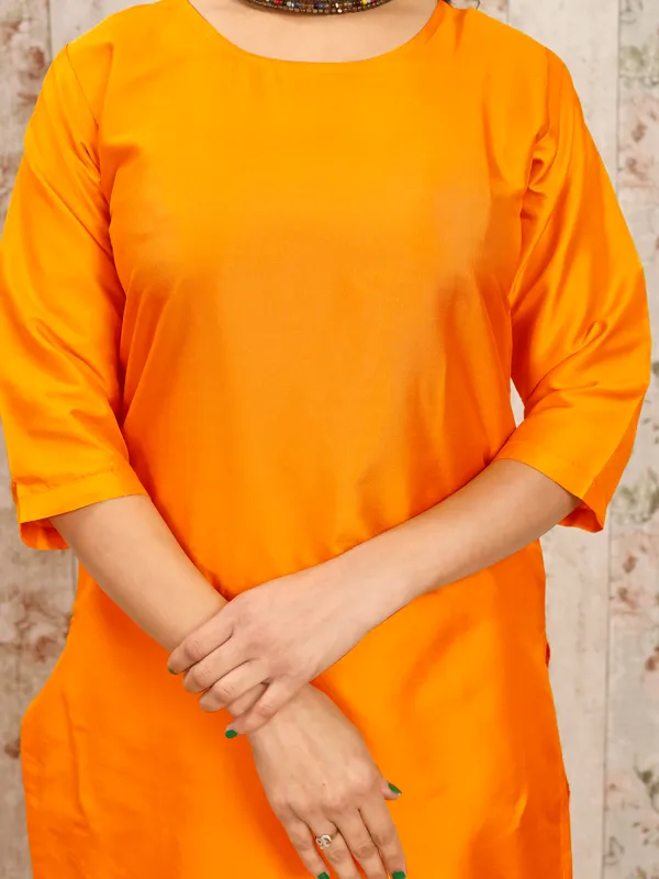 MUSTARD_Trendy_Straight_Kurta_Pant_Set_with_Designer_Dupatta