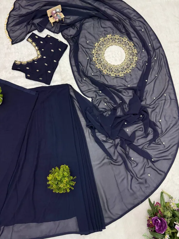 NAVY_BLUE_STYLES_HAND_WORKED,_DRAPE_SAREE_ON_FAUX_GEORGETTE_