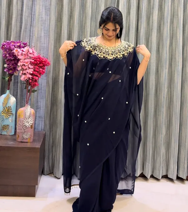 NAVY_BLUE_STYLES_HAND_WORKED,_DRAPE_SAREE_ON_FAUX_GEORGETTE_