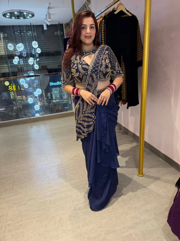 NEVY_BLUE_TRENDING_READY_TO_WEAR_SAREE_WITH_SEMI-BEADS_&_EMBROIDERED_STYLIST_BLOUSE_