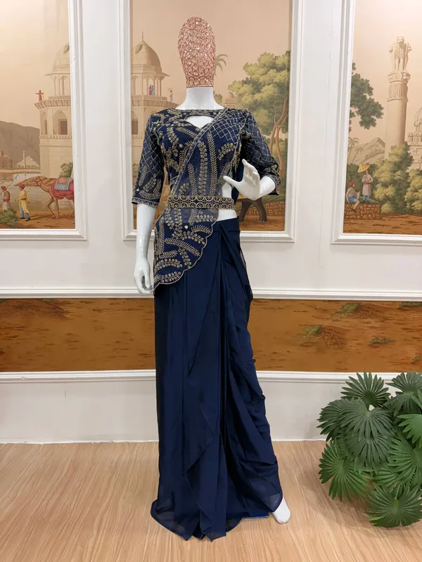 NEVY_BLUE_TRENDING_READY_TO_WEAR_SAREE_WITH_SEMI-BEADS_&_EMBROIDERED_STYLIST_BLOUSE_