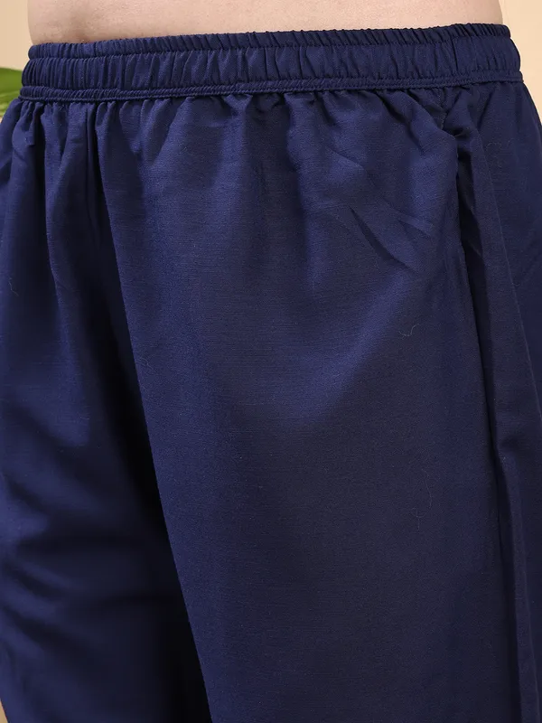 Navyblue_Embroidered_Kurta_Set_with_Matching_Pant_and_Dupatta