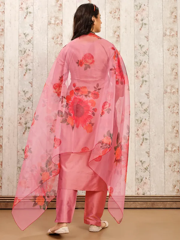 PEACH_Trendy_Straight_Kurta_Pant_Set_with_Designer_Dupatta