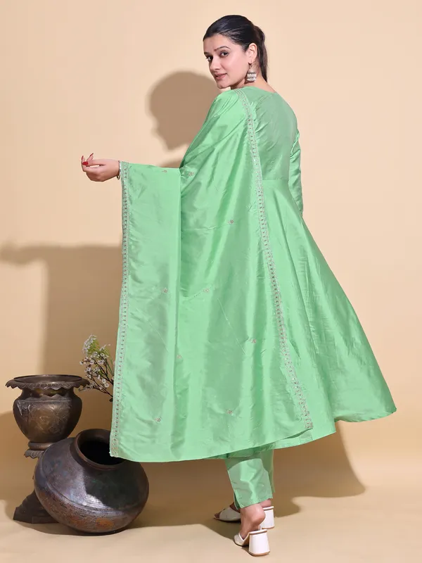 PISTA_Art_Silk_Embroidered_Anarkali_Pant_Dupatta_Set_For_Women