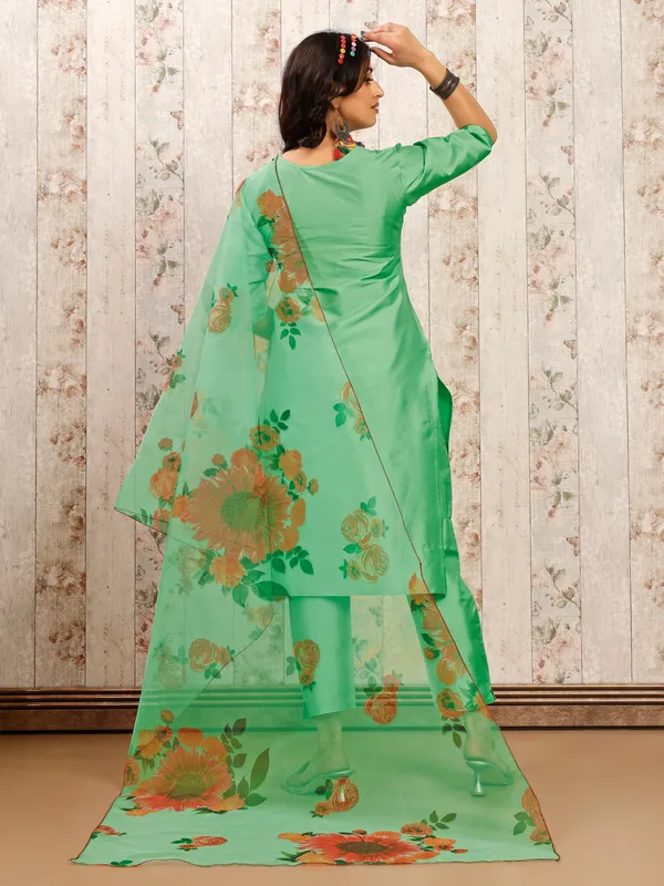 PISTA_Trendy_Straight_Kurta_Pant_Set_with_Designer_Dupatta
