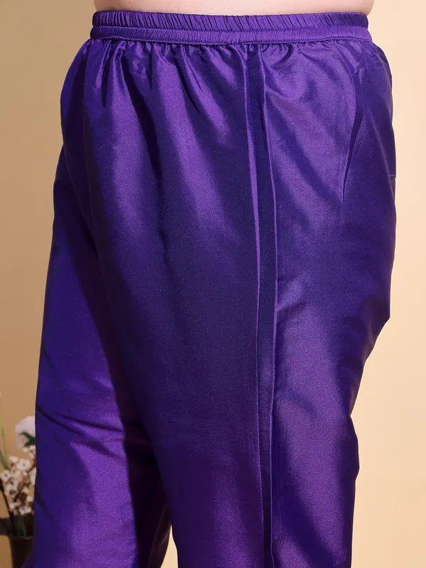 PURPLE_Art_Silk_Embroidered_Anarkali_Pant_Dupatta_Set_For_Women
