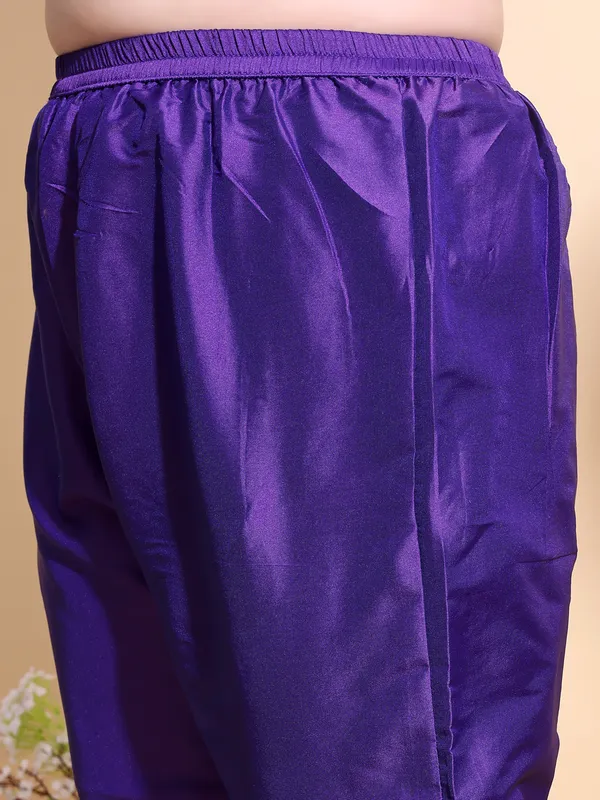 PURPLE__Art_Silk_Embroidered_Anarkali_Pant_Dupatta_Set_For_Women