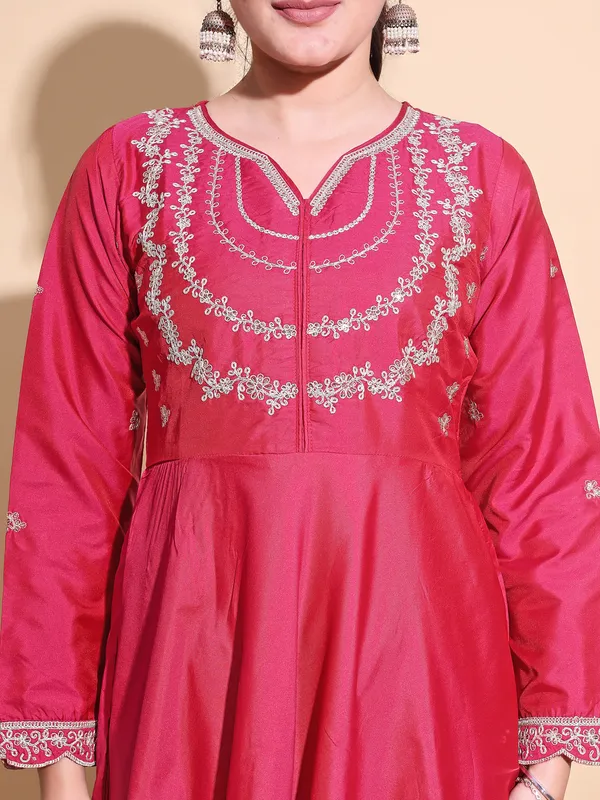 RANI_Art_Silk_Embroidered_Anarkali_Pant_Dupatta_Set_For_Women