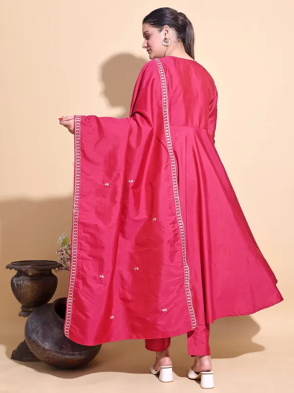 RANI_Art_Silk_Embroidered_Anarkali_Pant_Dupatta_Set_For_Women
