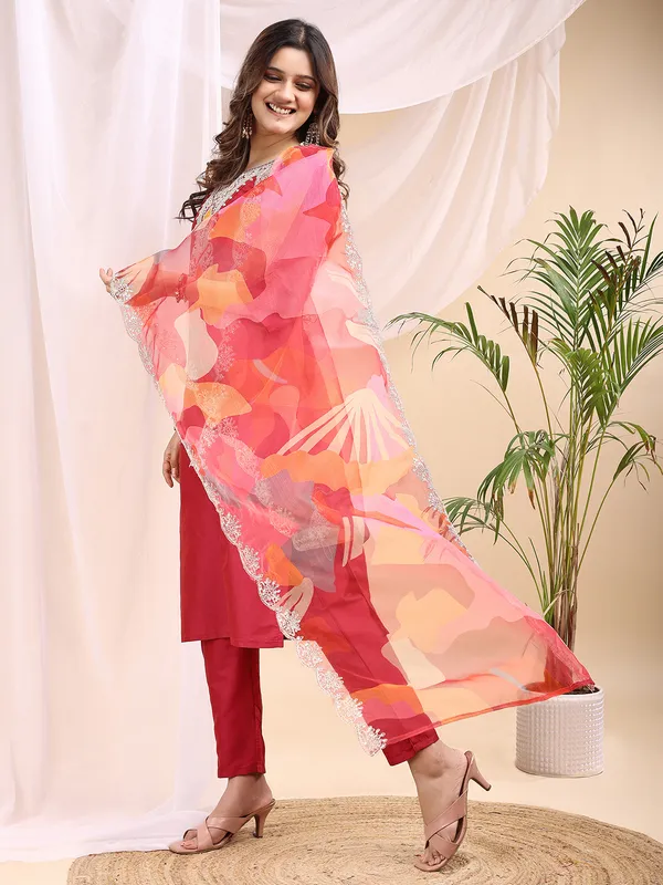 Rani_Art_Silk_Embroidered_Kurti_Pant_Dupatta_Set_For_Women