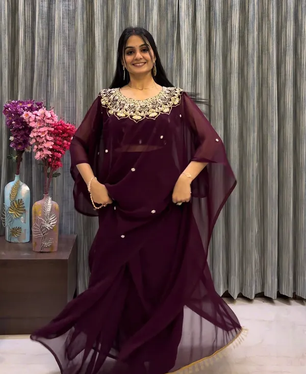 WINE_STYLES_HAND_WORKED,_DRAPE_SAREE_ON_FAUX_GEORGETTE_