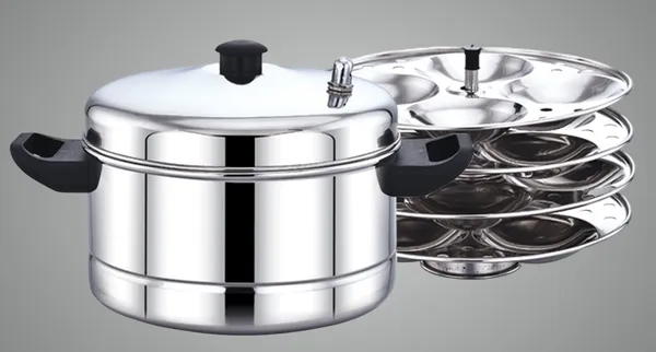 Silver_Stainless_Steel_Idli_Maker_(_4_Plates_With_16_Idlis_Pot_)