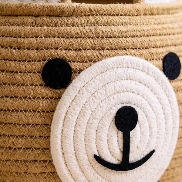 Cotton_Rope_Storage_Basket_with_Cute_Bear_Face_–_Handcrafted_Baby_Nursery_Organizer,_Toy_Bin_&_Home_Décor_Basket_|_Ø_25_cm_×_H_18_cm_|_100%_Natural_Cotton_|_Baby_Shower_Gift