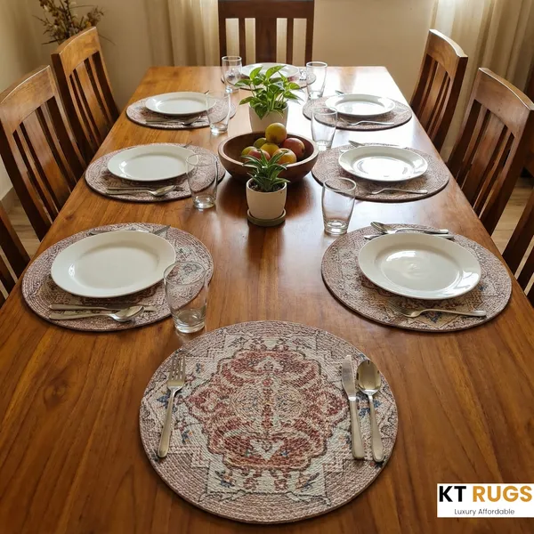 Vintage-Inspired_Round_Persian_Medallion_Dining_Table_Mats