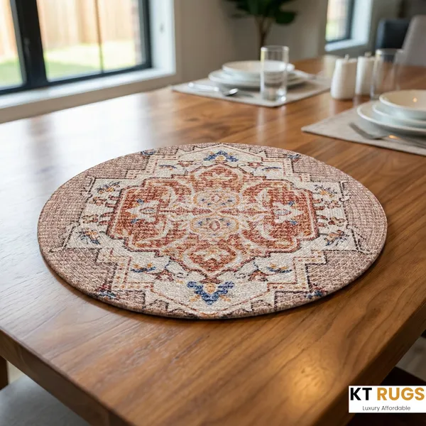 Vintage-Inspired_Round_Persian_Medallion_Dining_Table_Mats