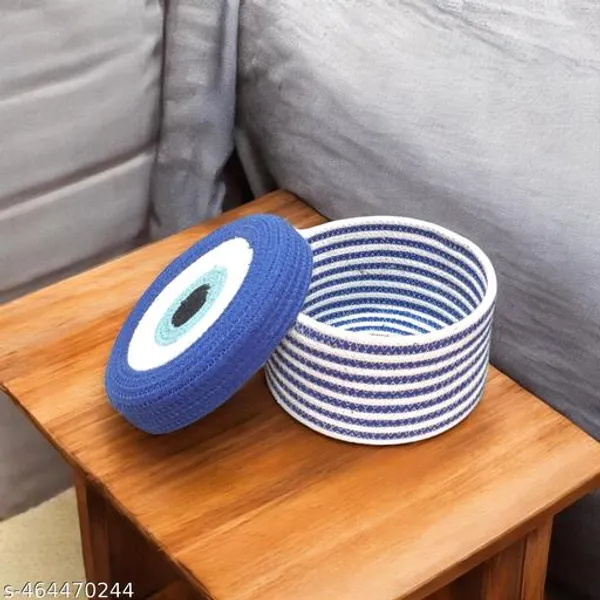 Blue_And_White_Bharat_Fabtex_Evil_Eye_Multi_Purpose_Essential_Jute_Basket_With_Lid_Blue_Color_Storage_Baskets_For_Bathroom_Living_Room_&_Kitchen_Organiser_Vanity_First_Aid