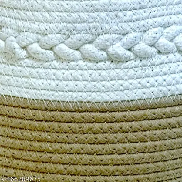 Jute_Basket_Beige_&_White_Tone_10x6"_
