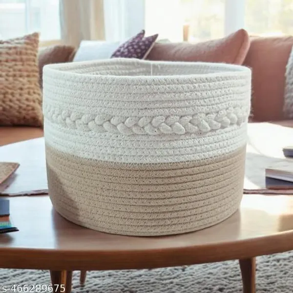 Jute_Basket_Beige_&_White_Tone_10x6"_