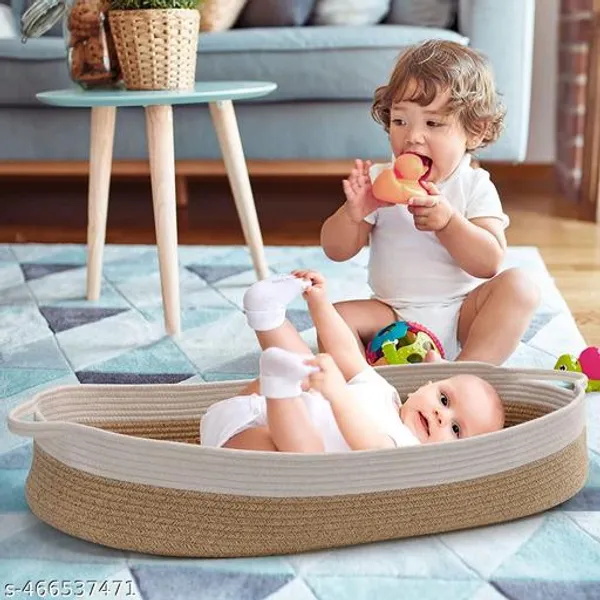 Grey_Laundry_Basket_Best_Jute_Cotton_Laundry_Storage_Solution_Nursery_Hotels_For_Kids