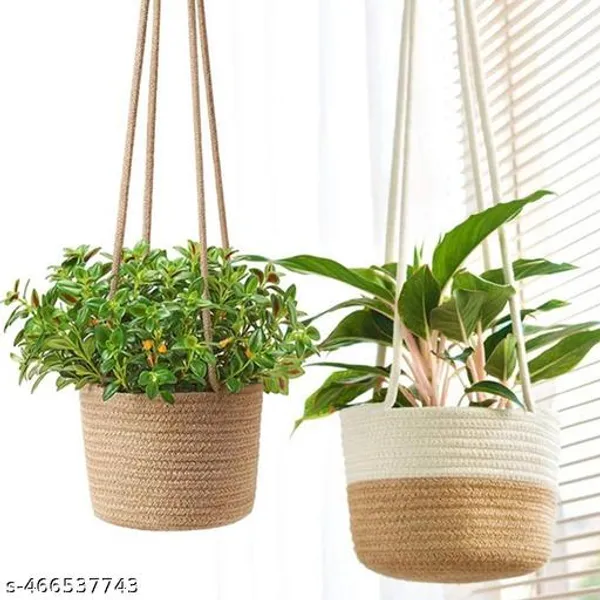 Beige_Jute_Rope_Hanging_Planter_Basket