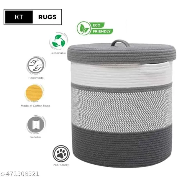 Multicolor_Bharat_Fabtex_Small_Woven_Rope_Toys_Basket_For_Organizing_Shelves_Closet_Storage_Bins_Empty_Gift_Baby_Shower_Basket_Also_Perfect_For_Toilet_Paper_Storage_(Set_Of_5)