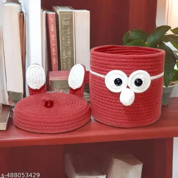 Red_Bunny_Cotton_Rope_Basket_Multipurpose_Storage_Organizer_Eco_Friendly_Utility_Basket_For_Home_&_Office