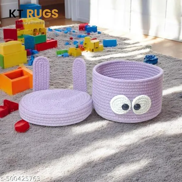Purple_Bunny_Natural_Fiber_Multipurpose_Organizer_Box