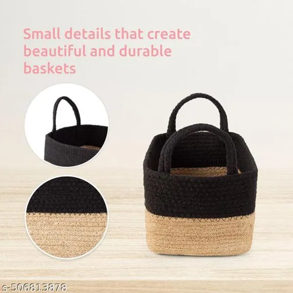 Beige_And_Black__Storage_Organiser_Basket